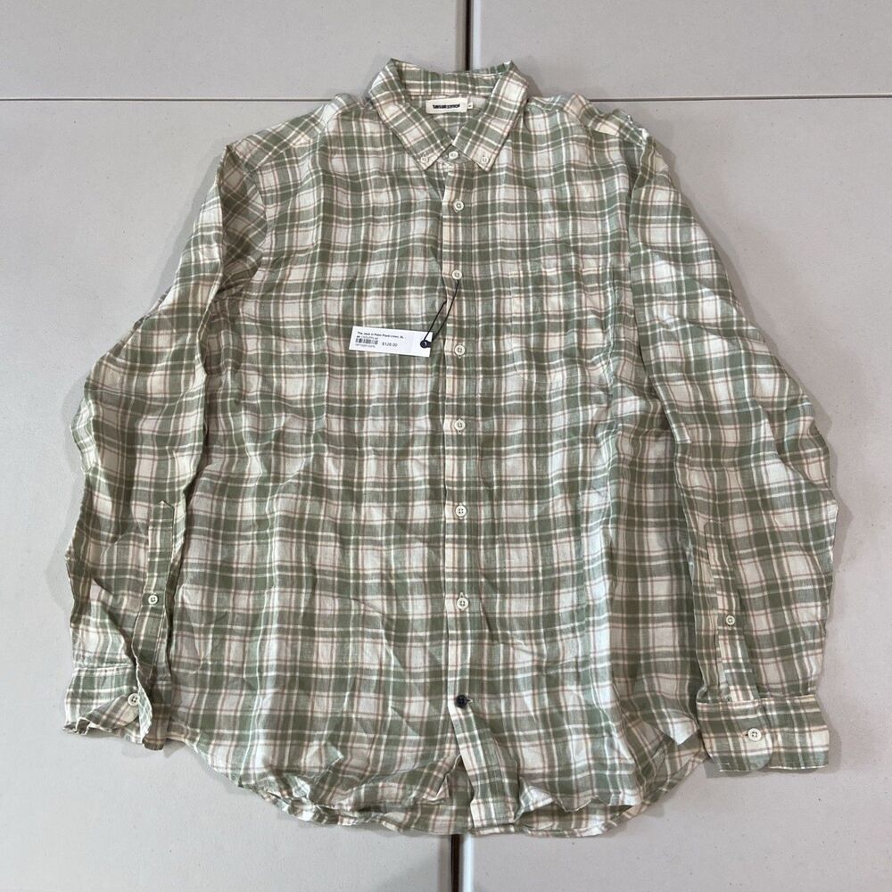 Taylor Stitch “The Jack” Men’s Button Up Linen Shirt. 44. New With Tags.